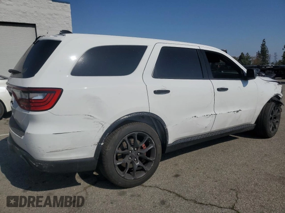2024 Dodge Durango SRT Hellcat Premium with VIN 1C4SDJH91RC208955, listed as a Copart auction lot 52128515 with 7,926 mi miles and Salvage title. Bid and sale history available at DreamBid. Image 3.