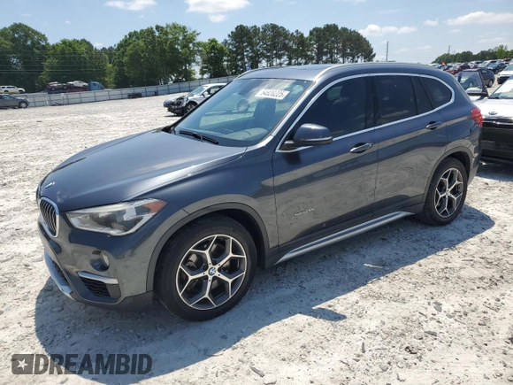 2017 BMW X1 sDrive28i with VIN WBXHU7C32HP925374, listed as a Copart auction lot 54820225 with 136,708 mi miles and Clean Title. Bid and sale history available at carsss.com. Image 1.