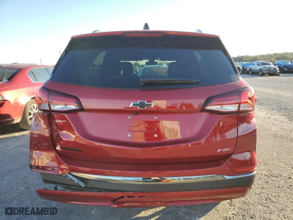 2023 Chevrolet Equinox RS with VIN 3GNAXMEGXPL226693, listed as a Copart auction lot 87454394 with 4,896 mi miles and Salvage Title. Bid and sale history available at carsss.com. Image 6.