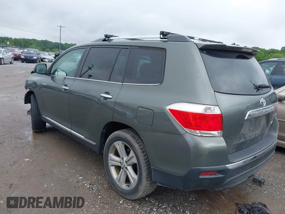 2012 Toyota Highlander Limited with VIN 5TDDK3EHXCS162909, listed as a IAAI auction lot 42372260 with 336,897 mi miles and . Bid and sale history available at DreamBid. Image 3.