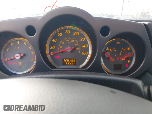 2007 Nissan Murano S with VIN JN8AZ08W07W639686, listed as a IAAI auction lot 41685719 with 126,188 mi miles and . Bid and sale history available at DreamBid. Image 7.