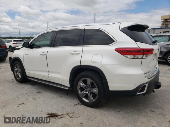 2019 Toyota Highlander Hybrid Limited with VIN 5TDDGRFH2KS056181, listed as a Copart auction lot 56202795 with 81,908 mi miles and Salvage title. Bid and sale history available at DreamBid. Image 2.
