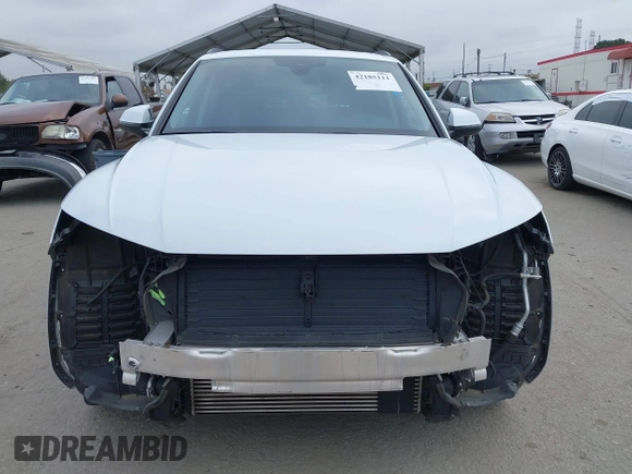 2020 Audi Q5 Premium Plus with VIN WA1BNAFY3L2098991, listed as a IAAI auction lot 42185111 with 94,758 mi miles and . Bid and sale history available at DreamBid. Image 13.