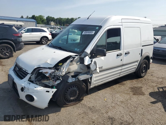 2011 Ford Transit Connect XLT z VIN NM0LS7DN6BT056934, wystawiony jako Copart lot #60698885 z przebiegiem 166 406 mil mil oraz Szkoda całkowita • Salvage title. Historia ofert i sprzedaży dostępna na DreamBid. Obrazek 1.