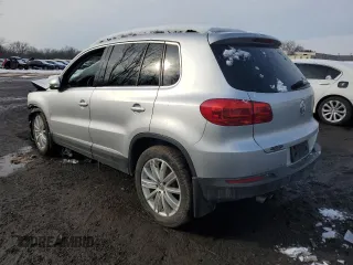 2016 Volkswagen Tiguan S with VIN WVGBV7AXXGW554423, listed as a Copart auction lot 44310835 with 123,118 mi miles and Salvage Title. Bid and sale history available at DreamBid. Image 2.