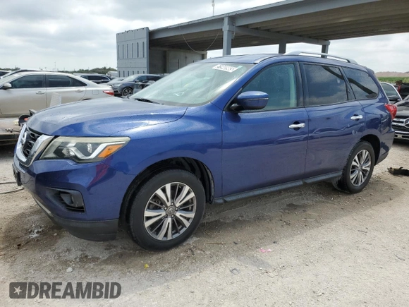 2019 Nissan Pathfinder SL with VIN 5N1DR2MN9KC579849, listed as a Copart auction lot 57790045 with 170,666 mi miles and Clean title. Bid and sale history available at DreamBid. Image 1.