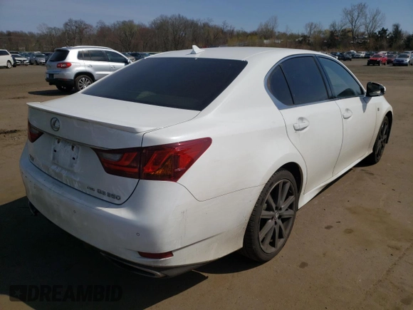 2014 Lexus GS 350 with VIN JTHCE1BL0E5022715, listed as a Copart auction lot 53662495 with 156,640 mi miles and Salvage title. Bid and sale history available at DreamBid. Image 3.