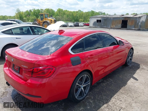 2019 BMW 4 Series 430i xDrive with VIN WBA4J3C52KBL08380, listed as a IAAI auction lot 42090838 with 91,421 mi miles and . Bid and sale history available at DreamBid. Image 4.