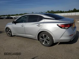 2022 Nissan Sentra SV with VIN 3N1AB8CV4NY232766, listed as a Copart auction lot 54456455 with 50,497 mi miles and Salvage Title. Bid and sale history available at carsss.com. Image 2.