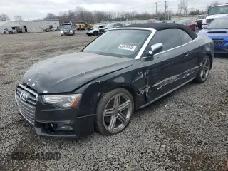 2013 Audi S5 Premium Plus z VIN WAUCGAFHXDN007684, wystawiony jako Copart lot #49976475 z przebiegiem 59 301 mil mil oraz Szkody całkowita. Historia ofert i sprzedaży dostępna na DreamBid. Obrazek 1.
