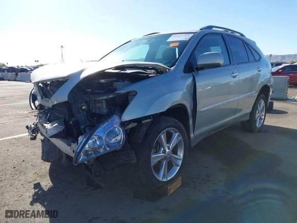 2008 Lexus RX 400h with VIN JTJHW31U782044935, listed as a IAAI auction lot 41824263 with 74,360 mi miles. Bid and sale history available at carsss.com. Image 17.