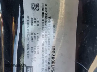 2015 Chevrolet Camaro LT with VIN 2G1FF3D33F9186283, listed as a Copart auction lot 84699554 with 93,134 mi miles and Salvage Title. Bid and sale history available at carsss.com. Image 15.