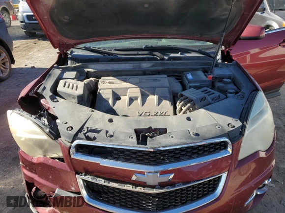 2010 Chevrolet Equinox LT w/2LT with VIN 2CNFLPEY0A6374783, listed as a Copart auction lot 82137894 with 206,590 mi miles and Salvage Title. Bid and sale history available at carsss.com. Image 12.