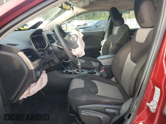 2017 Jeep Cherokee Sport with VIN 1C4PJMAS5HD227451, listed as a Copart auction lot 89089355 with 88,608 mi miles and Salvage Title. Bid and sale history available at carsss.com. Image 7.