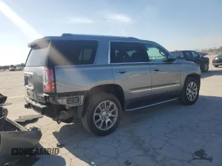 2018 GMC Yukon Denali with VIN 1GKS2CKJ7JR144608, listed as a Copart auction lot 52382995 with 71,956 mi miles and Salvage Title. Bid and sale history available at carsss.com. Image 3.