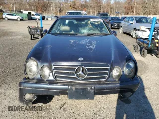 2001 Mercedes-Benz CLK 320/430 with VIN WDBLJ70G21T002279, listed as a Copart auction lot 80878584 with 216,582 mi miles and Salvage Title. Bid and sale history available at DreamBid. Image 5.