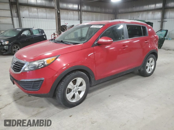 2012 Kia Sportage LX with VIN KNDPB3A29C7224695, listed as a Copart auction lot 53235665 with Not provided miles and Salvage title. Bid and sale history available at DreamBid. Image 1.