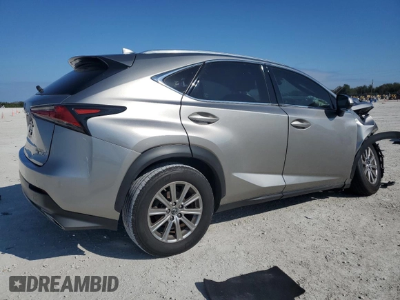 2020 Lexus NX with VIN JTJAARBZ5L2176033, listed as a Copart auction lot 86969674 with 66,296 mi miles and Non Repairable. Bid and sale history available at carsss.com. Image 3.