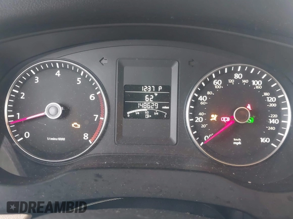 2012 Volkswagen Jetta SE with VIN 3VWDP7AJ9CM320638, listed as a IAAI auction lot 42227679 with 148,629 mi miles and . Bid and sale history available at DreamBid. Image 7.