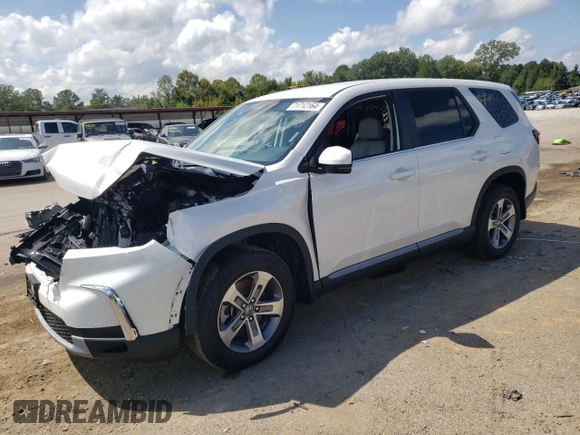 2024 Honda Pilot EX-L 7 Passenger with VIN 5FNYG1H59RB049863, listed as a Copart auction lot 71712164 with 5,629 mi miles and Salvage Title. Bid and sale history available at carsss.com. Image 1.