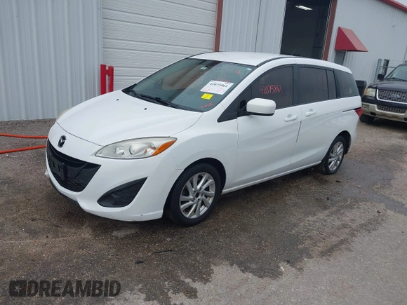 2012 Mazda 5 Sport с VIN JM1CW2BL9C0119197, выставлен на аукционе IAAI как лот 42075861 с пробегом 188 681 миль миль и . История ставок и продаж доступна на DreamBid. Изображение 2.