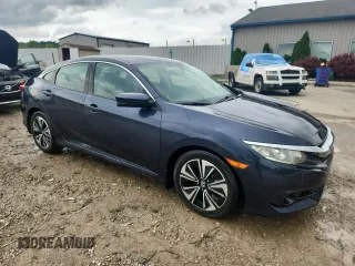 2016 Honda Civic EX-L with VIN 19XFC1F75GE018863, listed as a Copart auction lot 60630535 with 158,806 mi miles and Salvage title. Bid and sale history available at DreamBid. Image 4.