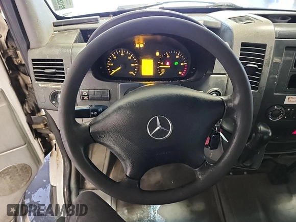 2012 Mercedes-Benz Sprinter Cargo with VIN WD3PE8CB5C5673573, listed as a IAAI auction lot 42255477 with 445,763 mi miles and . Bid and sale history available at DreamBid. Image 1.