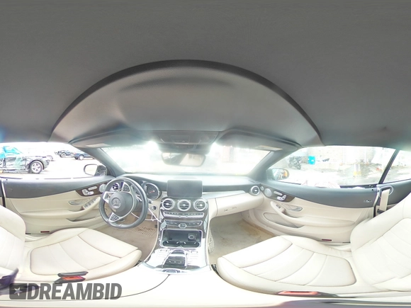 2018 Mercedes-Benz C 300 with VIN WDDWK4KB1JF615509, listed as a Copart auction lot 49956135 with 25,030 mi miles and Salvage title. Bid and sale history available at DreamBid. Image 14.