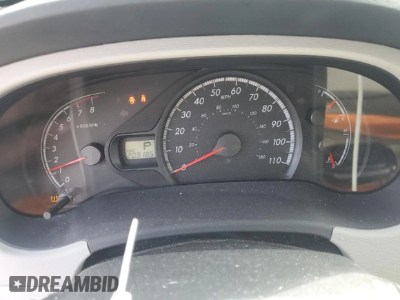 2013 Toyota Sienna LE with VIN 5TDJK3DC9DS049835, listed as a Copart auction lot 50338875 with 209,185 mi miles and Salvage Title. Bid and sale history available at carsss.com. Image 9.