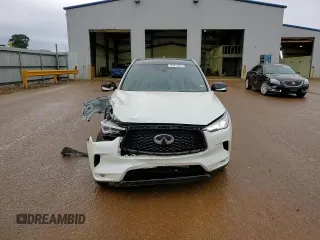 2021 Infiniti QX50 Luxe with VIN 3PCAJ5BB9MF112350, listed as a Copart auction lot 45912815 with 33,802 mi miles and Salvage Title. Bid and sale history available at DreamBid. Image 12.
