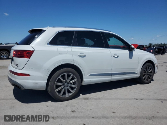 2017 Audi Q7 Premium Plus z VIN WA1LAAF77HD008549, wystawiony jako Copart lot #58007475 z przebiegiem 157 282 mil mil oraz Szkoda całkowita • Salvage title. Historia ofert i sprzedaży dostępna na DreamBid. Obrazek 3.