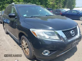 2016 Nissan Pathfinder Platinum z VIN 5N1AR2MMXGC608468, wystawiony jako IAAI lot #42483571 z przebiegiem 214 422 mil mil oraz . Historia ofert i sprzedaży dostępna na DreamBid. Obrazek 1.