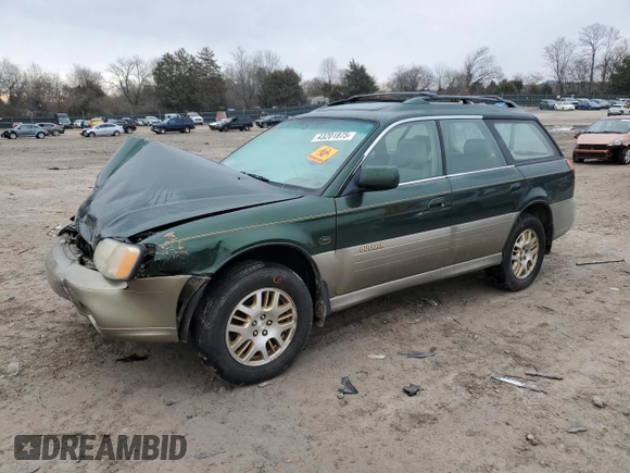 2001 Subaru Legacy Outback L.L. Bean с VIN 4S3BH806817626117, выставлен на аукционе Copart как лот 43201875 с пробегом 213 994 миль миль и Списание • Salvage title. История ставок и продаж доступна на DreamBid. Изображение 1.