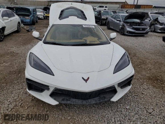 2020 Chevrolet Corvette 3LT with VIN 1G1Y82D49L5000566, listed as a Copart auction lot 73164814 with 5,883 mi miles and Salvage Title. Bid and sale history available at carsss.com. Image 5.