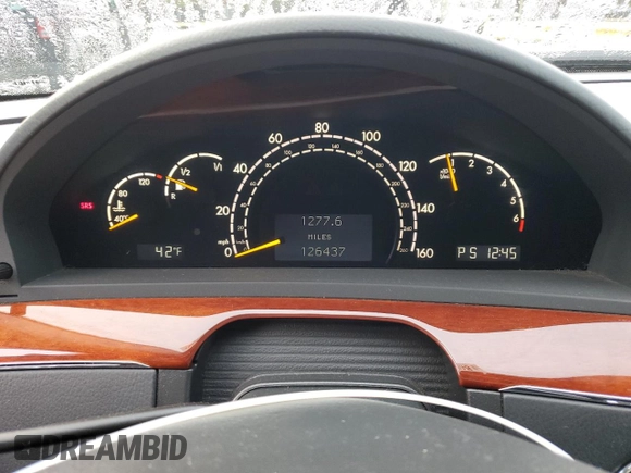 2006 Mercedes-Benz S 430 with VIN WDBNG83J56A480722, listed as a Copart auction lot 84189154 with 126,437 mi miles and Salvage Title. Bid and sale history available at carsss.com. Image 9.