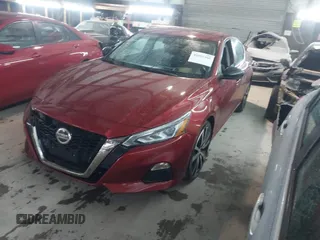 2021 Nissan Altima 2.5 SR with VIN 1N4BL4CV4MN316661, listed as a IAAI auction lot 40865466 with 74,304 mi miles. Bid and sale history available at carsss.com. Image 2.