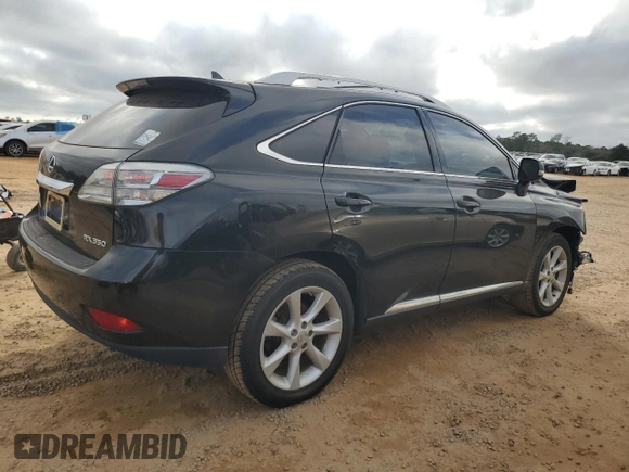 2012 Lexus RX 350 with VIN 2T2ZK1BA2CC066391, listed as a Copart auction lot 60795115 with 153,269 mi miles and Salvage title. Bid and sale history available at DreamBid. Image 3.