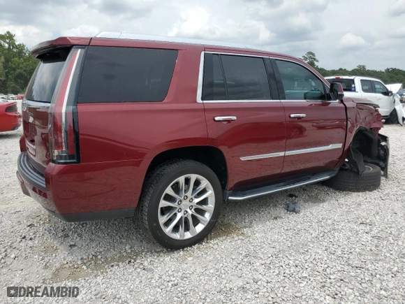 2020 Cadillac Escalade Luxury with VIN 1GYS3BKJ9LR217557, listed as a Copart auction lot 61842584 with 63,461 mi miles and Salvage Title. Bid and sale history available at carsss.com. Image 3.