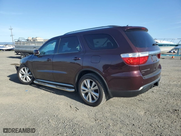2012 Dodge Durango Crew with VIN 1C4RDJDGXCC337061, listed as a Copart auction lot 51858715 with 154,950 mi miles and Salvage Title. Bid and sale history available at carsss.com. Image 2.
