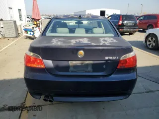 2006 BMW 5 Series 530i with VIN WBANE73566CM35956, listed as a Copart auction lot 82851184 with 131,646 mi miles and Salvage Title. Bid and sale history available at carsss.com. Image 6.