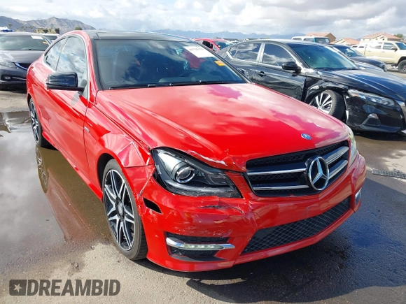 2015 Mercedes-Benz C-Class C 250 with VIN WDDGJ4HB8FG372362, listed as a IAAI auction lot 41735759 with 96,465 mi miles. Bid and sale history available at carsss.com. Image 6.