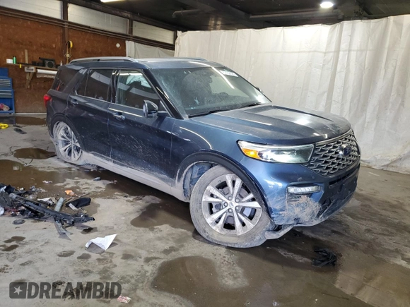 2020 Ford Explorer Platinum с VIN 1FM5K8HC8LGA89398, выставлен на аукционе Copart как лот 62189925 с пробегом 34 082 миль миль и Списание • Salvage title. История ставок и продаж доступна на DreamBid. Изображение 4.