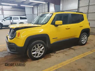2017 Jeep Renegade Latitude with VIN ZACCJBBB1HPE42117, listed as a Copart auction lot 59568605 with 72,601 mi miles and Salvage title. Bid and sale history available at DreamBid. Image 1.