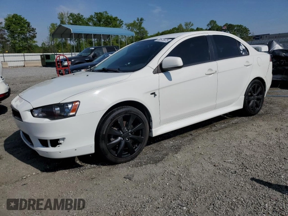 2014 Mitsubishi Lancer GT with VIN JA32U8FWXEU003400, listed as a Copart auction lot 53673975 with 116,253 mi miles and Salvage Title. Bid and sale history available at DreamBid. Image 1.