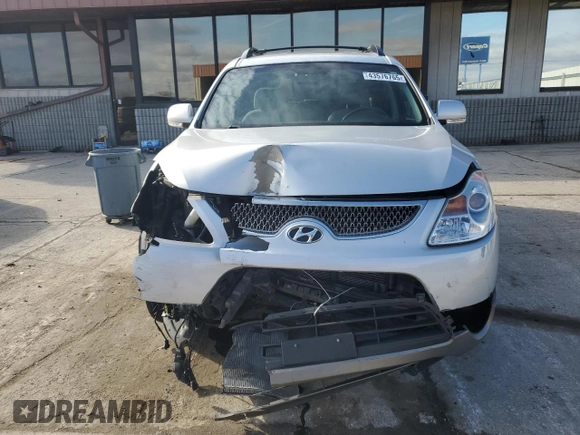 2011 Hyundai Veracruz GLS with VIN KM8NUDCC1BU158054, listed as a Copart auction lot 43576765 with 178,905 mi miles and Salvage Title. Bid and sale history available at DreamBid. Image 5.