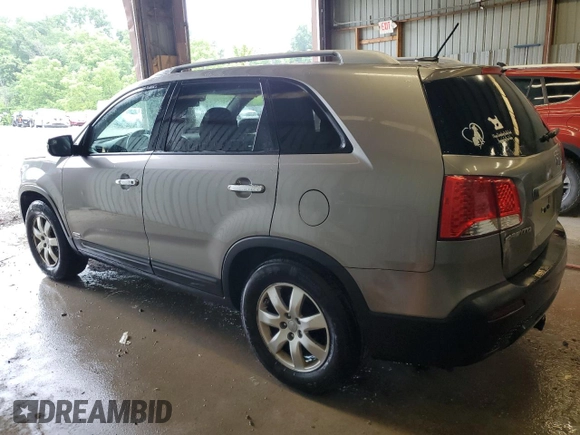 2013 Kia Sorento LX with VIN 5XYKTDA23DG420701, listed as a Copart auction lot 63235625 with 180,322 mi miles and Salvage title. Bid and sale history available at DreamBid. Image 2.