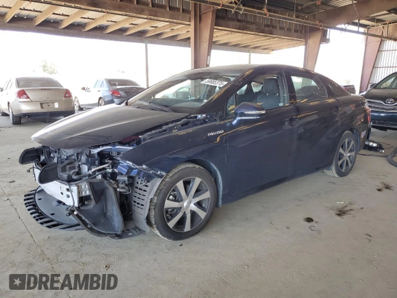 2019 Toyota Mirai with VIN JTDBVRBD4KA006864, listed as a Copart auction lot 59985375 with 42,569 mi miles and Salvage title. Bid and sale history available at DreamBid. Image 1.