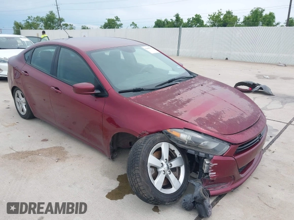 2015 Dodge Dart SXT with VIN 1C3CDFBB2FD299922, listed as a IAAI auction lot 42486672 with 166,612 mi miles and . Bid and sale history available at DreamBid. Image 1.