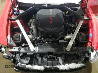 2018 Kia Stinger GT2 with VIN KNAE55LC6J6028469, listed as a Copart auction lot 42909065 with 97,136 mi miles and Salvage Title. Bid and sale history available at DreamBid. Image 12.