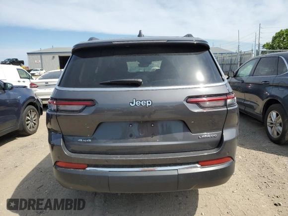 2023 Jeep Grand Cherokee Laredo с VIN 1C4RJKAG6P8828528, выставлен на аукционе Copart как лот 58305115 с пробегом 57 262 миль миль и Списание • Salvage title. История ставок и продаж доступна на DreamBid. Изображение 6.
